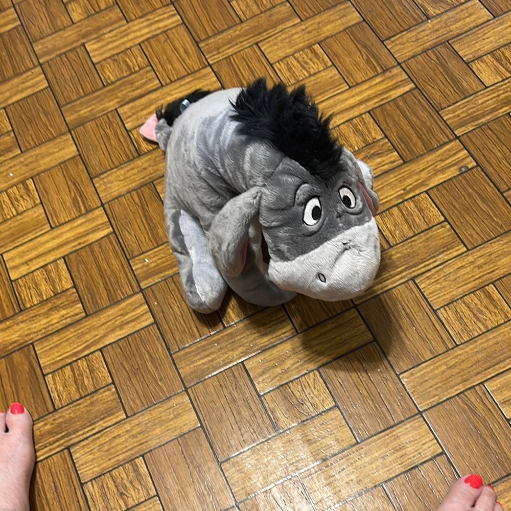 Disney Eeyore gray plush character